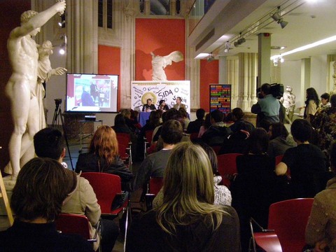 Foto: Los participantes del encuentro sobre enfermedades de transmisin sexual 